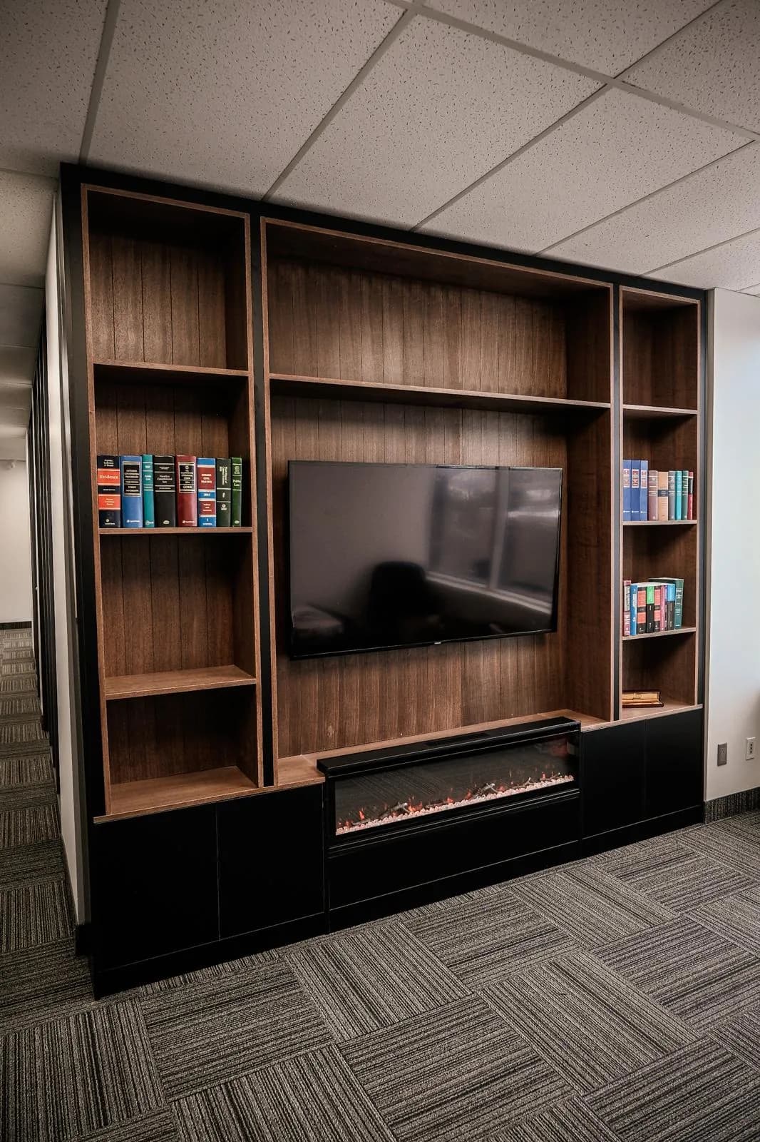 Walnut Built-in Cabinet — main view