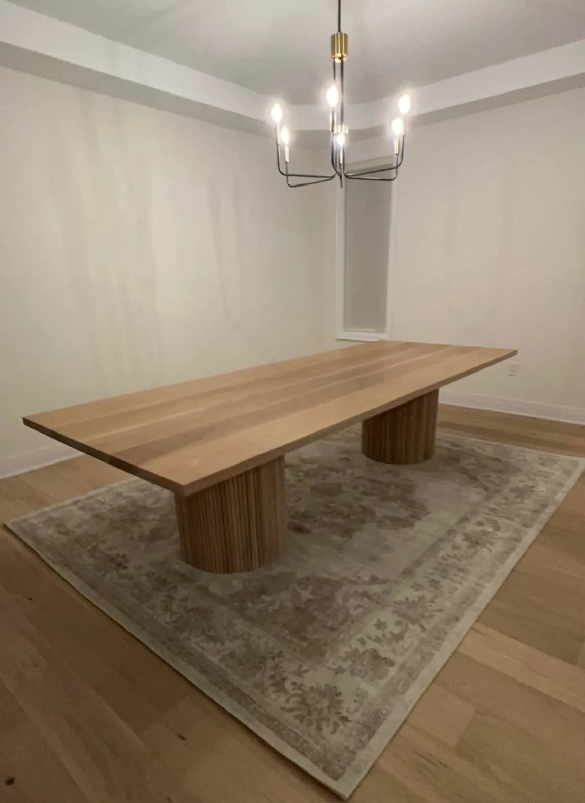 White Oak Dining Table — main view